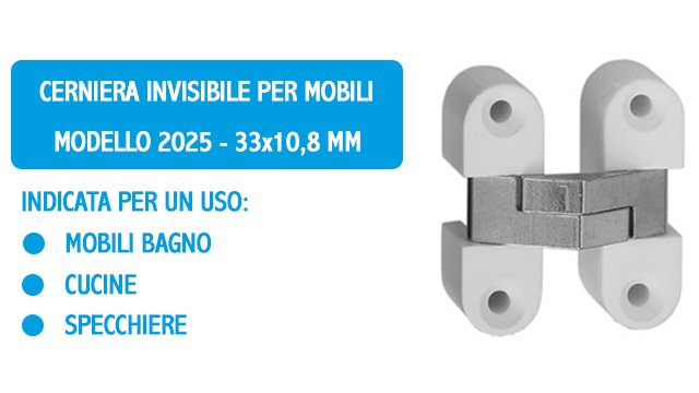 Cerniere a scomparsa per porte: cerniere per porte blindate - Ceam Italia