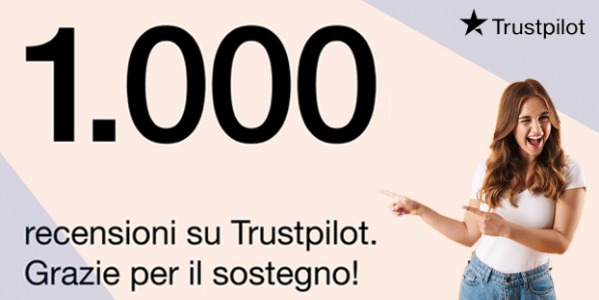 Oltre 1000 Recensioni Positive su Trustpilot, Grazie per Aver Scelto Maniglie Design!